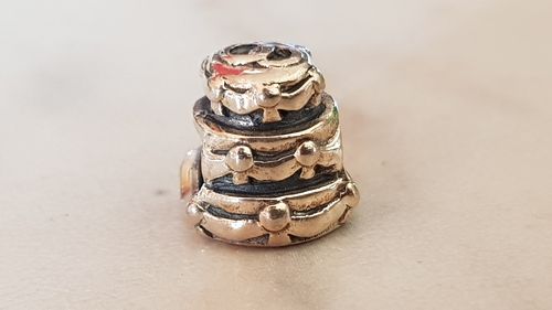 Beads 925ér Silber für Kette / Armband, Torte Geburtstagstorte