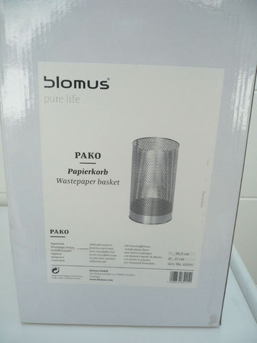 Blomus Papierkorb / Schirmständer "Pako" 65115