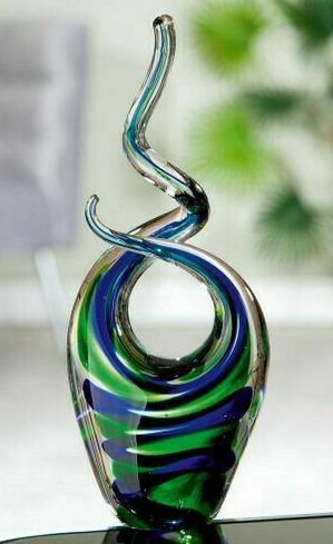 Casablanca Design Glasart Skulptur "Swirl" 39864