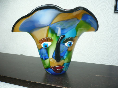 Casablanca Glasart Design-Vase "Viso" 39159