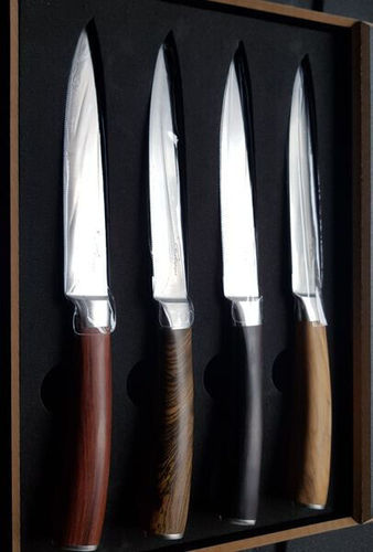 Philippi Design "Garry" Steakmesser Set 4tlg. 353002 Edelstahl Holz